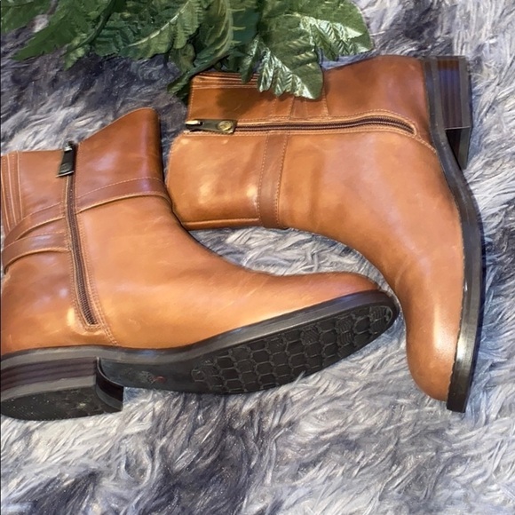 Blondo Volly Waterproof Brown Leather Ankle boots Sz 6 - Picture 1 of 16